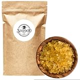 SIVIFOOD Kandiszucker Bruchstücke Safran 400g - goldener Krustenkandis Zucker...