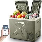 AAOBOSI Kompressor Kühlbox 40L, Kühlbox Auto Mit Drahtlose Verbindung,...