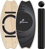 Balance Board Holz, Sportneer Indoorboard Skateboard, Indoor Surfboard Trickboard und...
