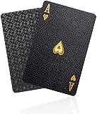 BIERDORF Schwarzer Diamant Kunststoff Pokerkarten Plastik wasserdichte Spielkarten- 1 Deck...