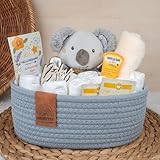 Windeltorte Windelkorb Baumwollseil | Geschenk zur Geburt | Made in Germany | mit Windeln,...