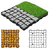 R.G. Rasengitter 10 Stück Rasenplatten 50 x 50 x 2,5 cm Paddockplatten...