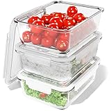 classbach® Frischhaltedosen Glas mit Deckel | 3er Set |C-FHD 4020 G