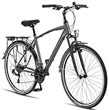 Licorne Bike 28 Zoll Premium Trekking Fahrrad Jungen Mädchen Damen Herren 21...