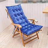 ZIMOMO Plüsch-Liegestuhlkissen, dickes Komfortkissen für Garten, Terrasse, Bank, 125 x...