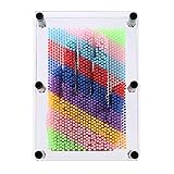 Regenbogen Pin Spielzeug 3D Pin Skulptur Classic Retro 3D Pin Art Impression...