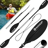 KESSER® Paddle Doppelpaddel - 4-teilig für Kanu Kayak SUP Stand-Up Paddling Board...