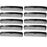com-four® 10x Haarkamm, fein- und grobgezahnter Frisierkamm, handlicher und robuster...