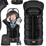 Kidiz® Babyfußsack Baby Fußsack Winterfußsack Babyschale mit Reißverschluss...