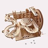 3D-Holzpuzzle, Kugelbahn für Erwachsene, handgekröpft, mechanisches Puzzle,...