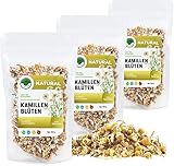 Kamillentee Kamillenblüten getrocknet lose 150g x 3 Packung I tee kamille im Beutel |...