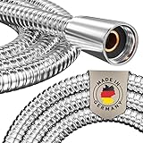PRISMA Brauseschlauch 160cm Edelstahl mit doppeltem Verdrehschutz. Duschschlauch...