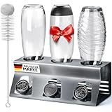 Loco Bird Flaschenhalter für 3 Flaschen - kompatibel Sodastream-Flaschenhalter...