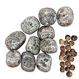 Wuyooprt Edelsteine, 1 kg Feuerstelle, Flammensteine, Edelstein-Mineralkugel, raue...