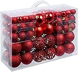 Weihnachtsgeschenke-Set mit 100 Weihnachtskugeln – Dekoration –...