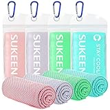 Sukeen Kühlendes Handtuch, 4er Set Kühlhandtuch Cool Towel, Gym Handtuch,...