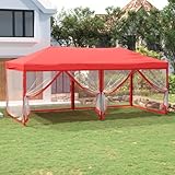 Partyzelt Faltbar mit Seitenwänden, Xichuzi Pavillon, Faltpavillon, Lackierzelt,...