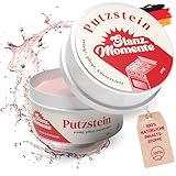 GLANZMOMENTE ® Putzstein - 300g - Inkl. Handschwamm - Universalstein -...