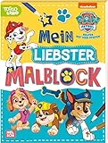 PAW Patrol: PAW Patrol: Mein liebster Malblock: Mehr als 120 neue Ausmalbilder (ab 3...