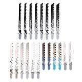 20-teiliges T-Klingen-Set, Stichsägeblätter, passend für T-Stichsäge, Klingen zum...