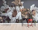 Benutzerdefinierte Fototapete selbstklebend 3D Europäische Blume Wohnzimmer Schlafzimmer...