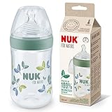 NUK for Nature Babyflaschen | mittelgroßer Trinksauger| 260 ml | Der Mutterbrust...