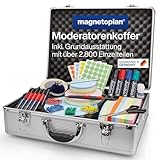 magnetoplan Moderationskoffer l Inkl. 2800 Teile l HxBxT 340x470x165mm l...