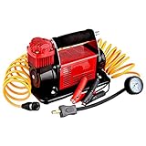 YCDJCS 12V 400W Hochleistungs-Hochleistungs-Hochdruck-tragbarer Autoreifen-Inflator...