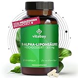 Vitabay R-Alpha Liponsäure 300mg - 120 Kapseln Hochdosiert und Vegan - Alpha Lipoic Acid...