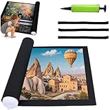 Puzzlematte mit Aufrollfunktion, Puzzle Matte für bis zu 1500 Teile, Tragbare...