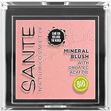 SANTE Naturkosmetik Mineral Blush 01 Mellow Peach, natürliches Rouge mit...
