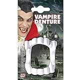 Widmann 8402D - Vampirgebiss, für Erwachsene, Zähne, Beißzähne, Dracula, Blutsauger,...