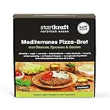 STARTKRAFT Mediterranes Pizza Brot - 120g Packung - enthält 2 Paleo-Minipizzen á 60g -...