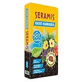 Seramis Torffreie, leichte Blumenerde, 12,5 l – extra lockere Pflanzenerde für Grün-...