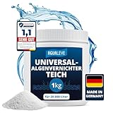 AGUALEVE® Universal-Algenvernichter Teich 1kg *NEU* | bioverträgliche Algenvernichtung...
