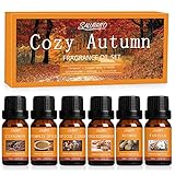 SALUBRITO Herbst Ätherische Öle Set für Diffuser, Naturrein Aromatherapie Duftöl für...