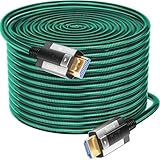 Siwket 8K HDMI Glasfaserkabel 150M, Stahlpanzerung Optisch HDMI 2.1 Kabel 48Gbps Ultra...