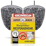 Waspinator Wespennest Attrappe – 2 Pack, Wespenabwehr Mittel zum Aufhängen im Freien,...