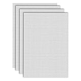 Ksvaye 4 Stück A4 Drahtgeflecht Edelstahl Drahtgewebe Wire Mesh 1mm Maschendraht...