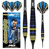 RED DRAGON Luke Humphries Weltmeister 20G Messing Softdart-Set mit Flights und Schäften...