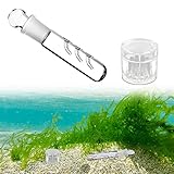 Ezydka 2 Stück Planarienfalle, 3 Loch Klarglas Glas Planaria Trap 8 Loch...