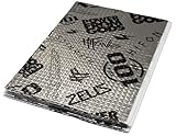 Hifonics ZEUS 100dB - AluButyl Dämm-Matten, selbstklebend 1,6mm Stärke | Paket mit 8...