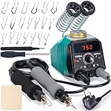 YIHUA 939D-VI Doppelstift brandmalerei brennpeter für holz mit Digitalanzeige mit 20...