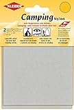 Kleiber + Co.GmbH Camping-Nylon-selbstklebend, Hellgrau, ca. 10 cm x 12 cm,...