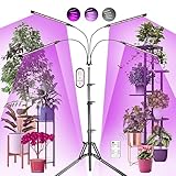 Railee Pflanzenlampe LED Vollspektrum 120 LEDs Grow Lampe Pflanzenleuchte Pflanzenlicht...