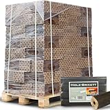 holz4home® Pini Kay Eichenbriketts 100% ohne Zusätze I Hochwertiges Brennholz...