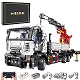 MISINI Reobrix 22011 Technik LKW Schwerlast-Abschleppwagen Klemmbausteine, 2328...