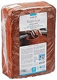Glorex 6 8073 005 - Töpferton unschamottiert, 5 kg in terracotta, geschmeidig und leicht...