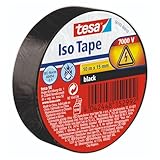 tesa Isolierband - Selbstklebendes Isolierband, hitzebeständig - Zum Isolieren,...