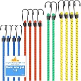 Toolmate® 10er Expander mit Haken - Extra Starke Spanngummis - Gepäckspanner...